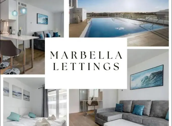 Brand New Modern Ground Floor Apartment In Marbella With Rooftop Pool And Gym